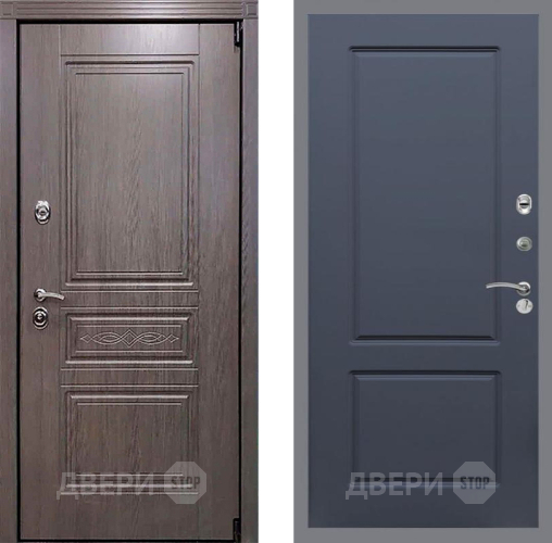 Входная металлическая Дверь Рекс (REX) Премиум-S FL-117 Силк титан в Лосино-Петровский