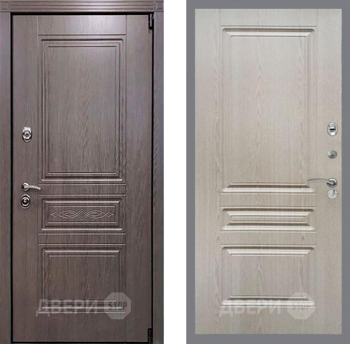 Входная металлическая Дверь Рекс (REX) Премиум-S FL-243 Беленый дуб в Лосино-Петровский