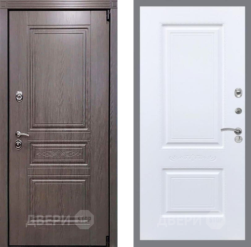 Входная металлическая Дверь Рекс (REX) Премиум-S Смальта Силк Сноу в Лосино-Петровский