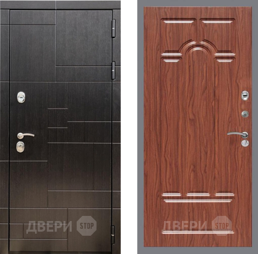 Входная металлическая Дверь Рекс (REX) 20 FL-58 орех тисненый в Лосино-Петровский