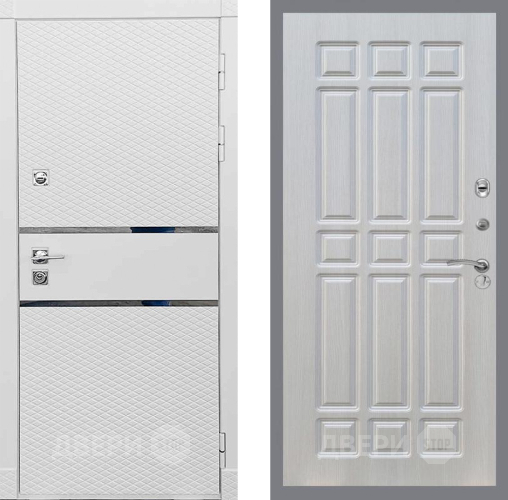 Входная металлическая Дверь Рекс (REX) 15 Силк Сноу FL-33 Лиственница беж в Лосино-Петровский