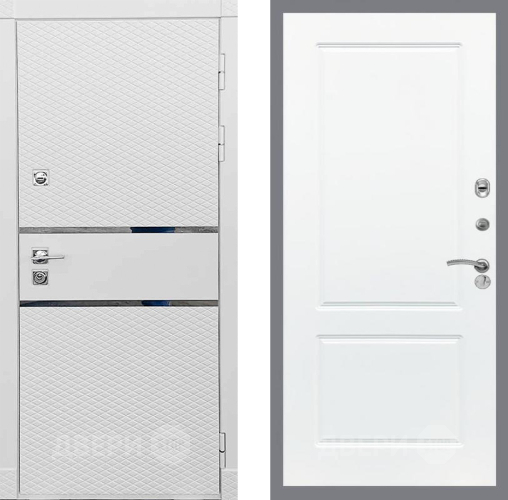 Входная металлическая Дверь Рекс (REX) 15 Силк Сноу FL-117 Силк Сноу в Лосино-Петровский