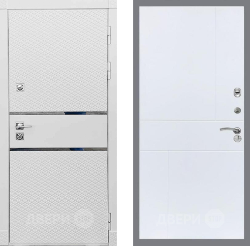 Входная металлическая Дверь Рекс (REX) 15 Силк Сноу FL-290 Силк Сноу в Лосино-Петровский