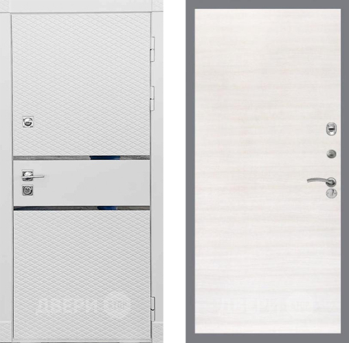 Входная металлическая Дверь Рекс (REX) 15 Силк Сноу GL Акация в Лосино-Петровский