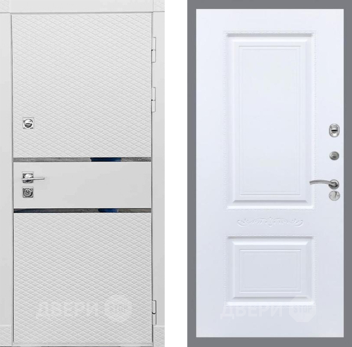 Входная металлическая Дверь Рекс (REX) 15 Силк Сноу Смальта Силк Сноу в Лосино-Петровский