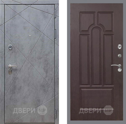 Входная металлическая Дверь Рекс (REX) 13 Бетон Темный FL-58 Венге в Лосино-Петровский