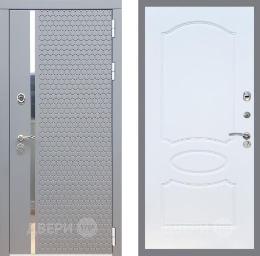 Входная металлическая Дверь Рекс (REX) 24 FL-128 Белый ясень в Лосино-Петровский