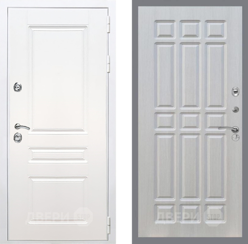 Дверь Рекс (REX) Премиум-н Силк Сноу FL-33 Лиственница беж в Лосино-Петровский