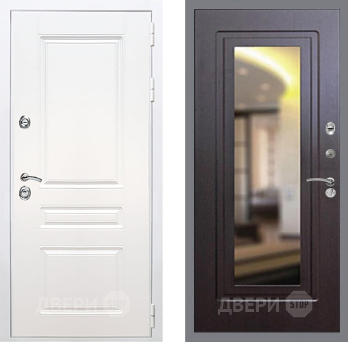 Дверь Рекс (REX) Премиум-н Силк Сноу FLZ-120 Венге в Лосино-Петровский