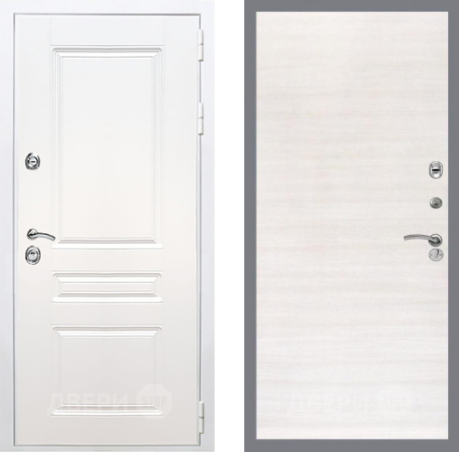 Входная металлическая Дверь Рекс (REX) Премиум-н Силк Сноу GL Акация в Лосино-Петровский