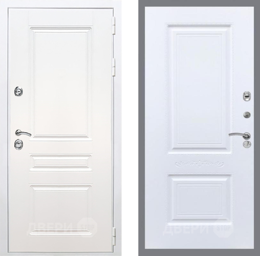 Входная металлическая Дверь Рекс (REX) Премиум-н Силк Сноу Смальта Силк Сноу в Лосино-Петровский