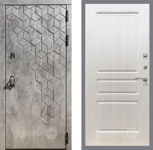 Входная металлическая Дверь Рекс (REX) 23 FL-243 Лиственница беж в Лосино-Петровский