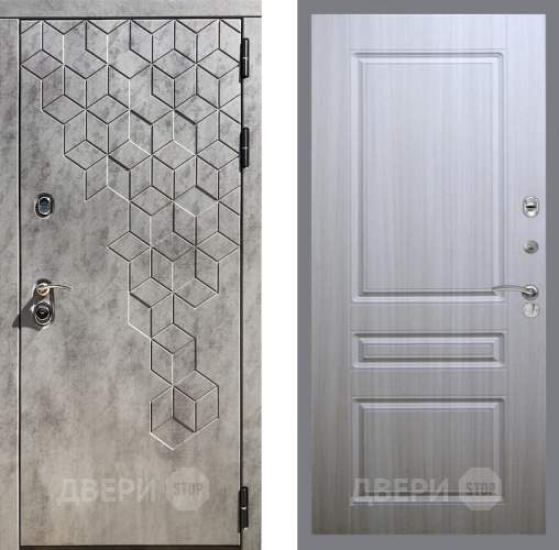 Входная металлическая Дверь Рекс (REX) 23 FL-243 Сандал белый в Лосино-Петровский